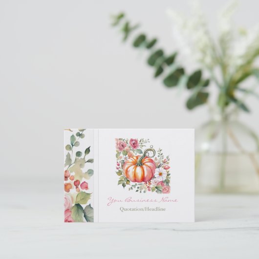 カボチャの名刺 名刺 (スタンド正面)
