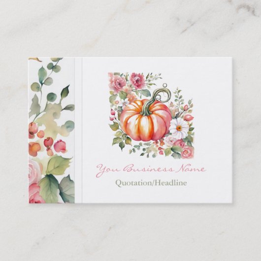 カボチャの名刺 名刺 (正面)