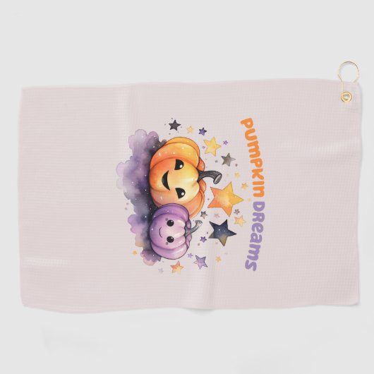 カボチャの夢 ゴルフタオル (横)