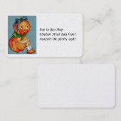 カボチャの女の子と友達 名刺 (正面/裏面)