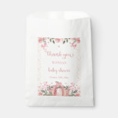 カボチャの女の子の赤ちゃんシャワーのように甘い フェイバーバッグ (正面)