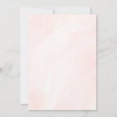 カボチャの女の子の赤ちゃんシャワーのように甘い 招待状 (裏面)