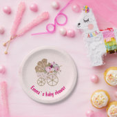 カボチャの女の子の赤ちゃんシャワー ペーパープレート (パーティー)