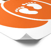 カボチャの妊娠の発表を期待する ポスター (角)