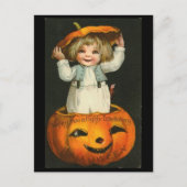 カボチャの子ども ポストカード (正面)