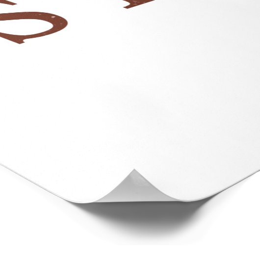 カボチャの季節お洒落枠なし ポスター (角)