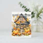 カボチャの季節が楽しい ポストカード (スタンド正面)