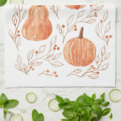 カボチャの季節 キッチンタオル (折り畳み)