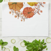 カボチャの季節 キッチンタオル (折り畳み)