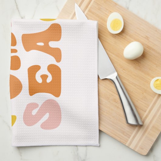 カボチャの季節 キッチンタオル (四つ折り)