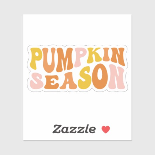 カボチャの季節 シール (シート)