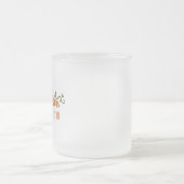 カボチャの季節 フロストグラスマグカップ (中央)