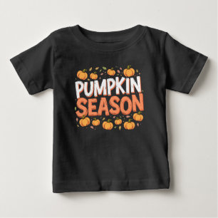 カボチャの季節 ベビーTシャツ