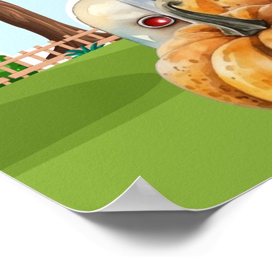 カボチャの季節 ポスター (角)