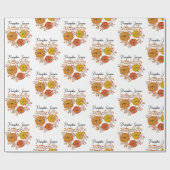 カボチャの季節 ラッピングペーパー (フラット)