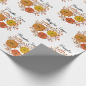 カボチャの季節 ラッピングペーパー (角)