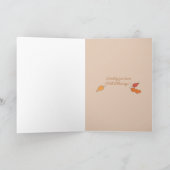 カボチャの季節 |秋グリーティングカード シーズンカード (内部)