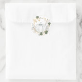 カボチャの季節：秋 ラウンドシール (バッグ)