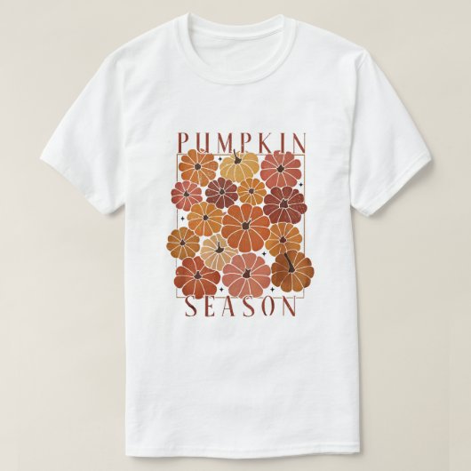 カボチャの季節 Tシャツ (デザイン正面)