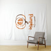 カボチャの小さなおもしろい秋 タペストリー (インサイチュ(横))