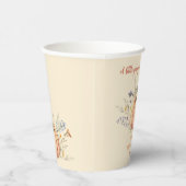 カボチャの小さなフローラの赤ちゃんシャワー 紙コップ (右)