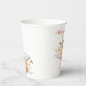 カボチャの小さなフローラの赤ちゃんシャワー 紙コップ (右)