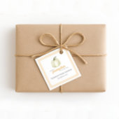 カボチャの小さな赤ちゃんシャワーメッセージカード フェイバータグ