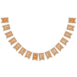 カボチャの小さな赤ちゃんシャワー バンティングフラッグ