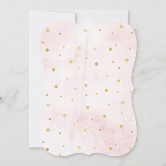 カボチャの小さな赤ちゃんシャワー 招待状 (裏面)