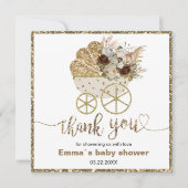 カボチャの小さな赤ん坊のシャワー感謝していユー (正面)