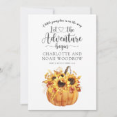 カボチャの小冒険が妊娠し始める 案内状 (正面)