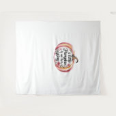 カボチャの小柄がTシャツのクラシック途中だ タペストリー (正面(横))