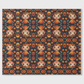 カボチャの少女 ラッピングペーパー (フラット)