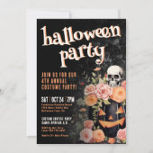 カボチャの年間カスタムハロウィンパーティー 招待状 (正面)