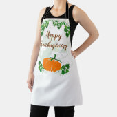 カボチャの幸せな感謝祭 エプロン (インサイチュ)
