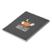 カボチャの幽霊のハロウィーン引用デザイン1 ノートパッド (回転)