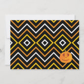 カボチャの彫りパーティー 招待状 (裏面)