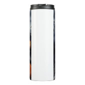 カボチャの怖いハロウィーン英語セッター タンブラー (裏面)