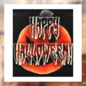 カボチャの怖い窓の付き添い ウィンドウサイン (シート2)