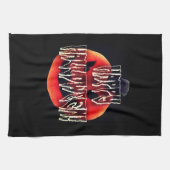 カボチャの怖がらせキッチンのタオル キッチンタオル (横)