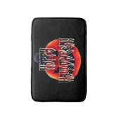 カボチャの怖がり バスマット (正面縦)