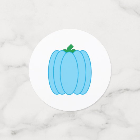 カボチャの性別の表示 コンフェッティ (スモール正面)