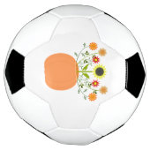 カボチャの感謝祭の花 サッカーボール (回転)