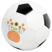 カボチャの感謝祭の花 サッカーボール (3/4)