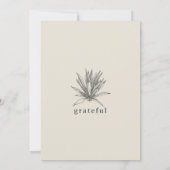 カボチャの感謝祭エレガントディナーを集めよう 招待状 (裏面)