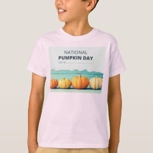 カボチャの日のTシャツ Tシャツ