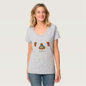 カボチャの日白Tシャツ Tシャツ (正面フル)