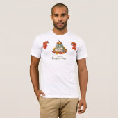 カボチャの日白Tシャツ Tシャツ (正面フル)