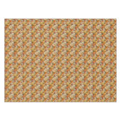 カボチャの果実と花 テーブルクロス (正面(横))