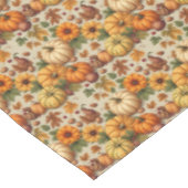 カボチャの果実と花 テーブルクロス (アングル)